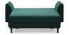 Прямой мини диван Касита 120 изумрудный велюр