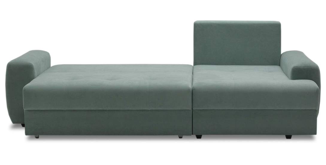 Угловой диван правый Коста Бирюзовый велюр