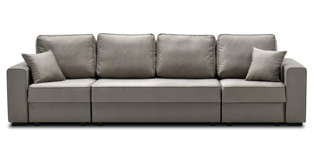 Диван трансформер Астон MAX Светло-коричневый велюр