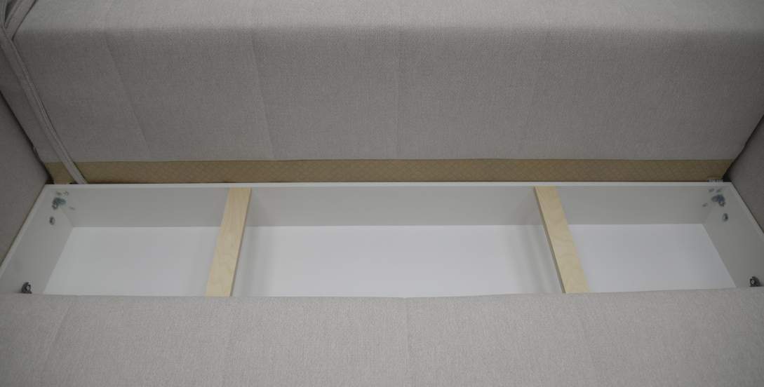 Прямой диван Энтон Пепельный велюр