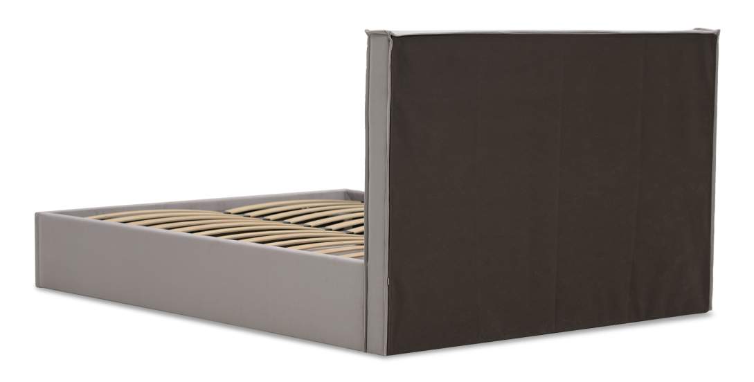 Двуспальная кровать Лутон 180 бежевый велюр