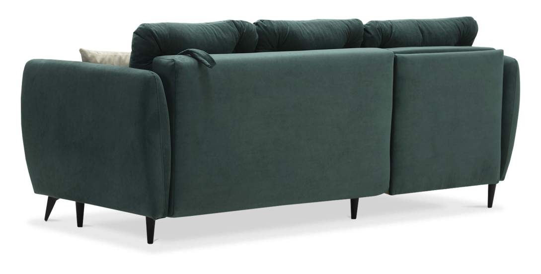 Угловой диван Тиволи Изумрудный велюр 