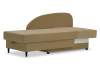 Угловая кушетка правая Иби бежевый велюр