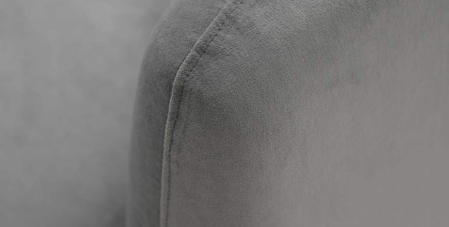 Угловой диван Тиволи Серый велюр Уцененный