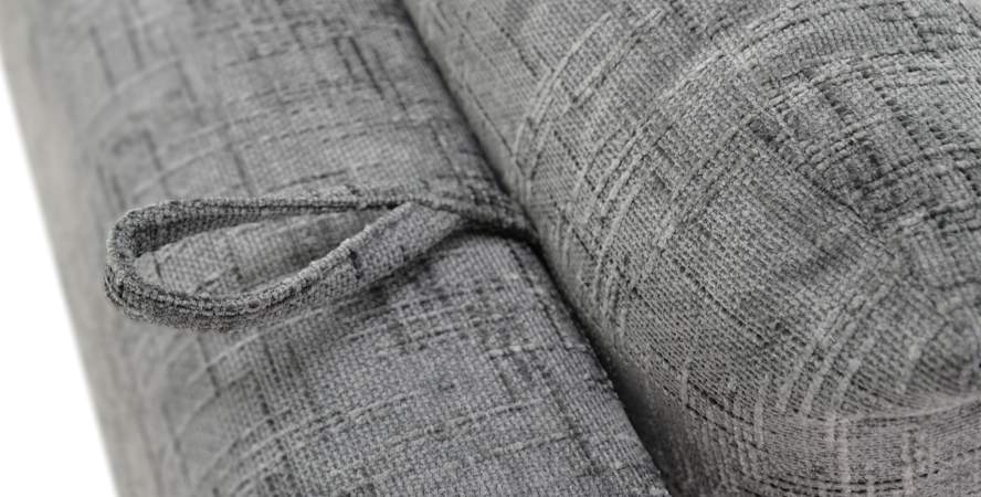 Прямой диван Кьяра графитовый шенилл 