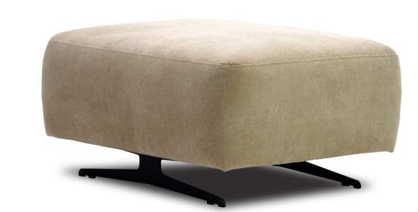 Пуф Пайпел бежевый велюр Уцененный