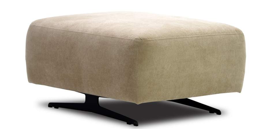 Пуф Пайпел бежевый велюр Уцененный