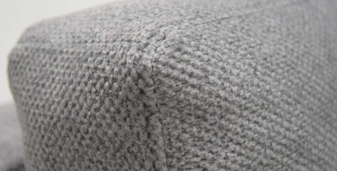 Прямой диван Морма Серебристый велюр