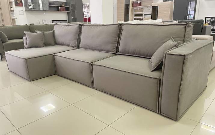 Модульный диван Тейлор Бежевая замша