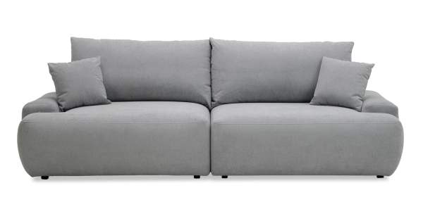 Прямой диван Кьянти 1 дымчатый серый велюр