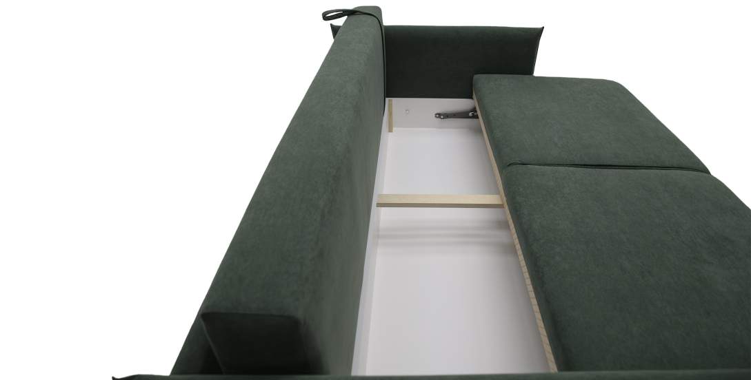 Прямой диван Палермо Оливковый велюр