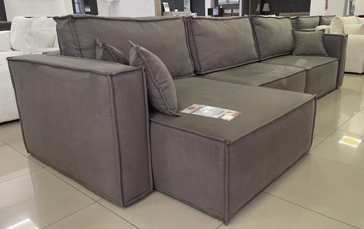 Модульный диван Тейлор Бежевая замша