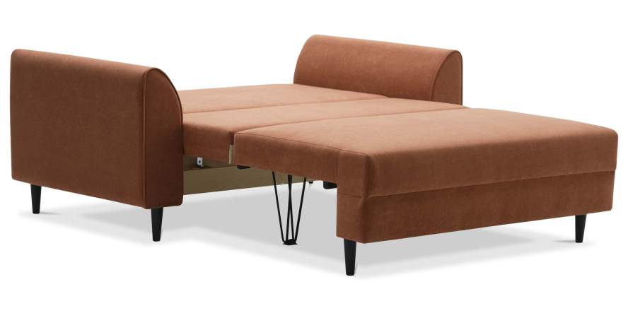 Прямой мини диван Касита 140 Терракотовый велюр Уцененный Прямой мини диван Касита 140 Терракотовый велюр Уцененный