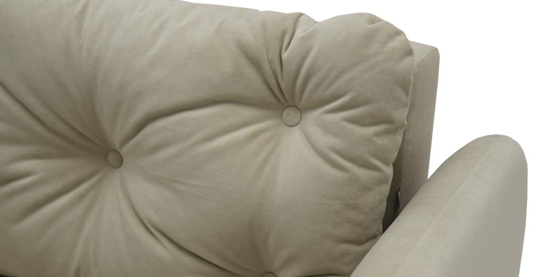 Раскладное кресло Тиволи айвори велюр 