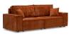 Прямой диван Фабио Терракотовый шенилл