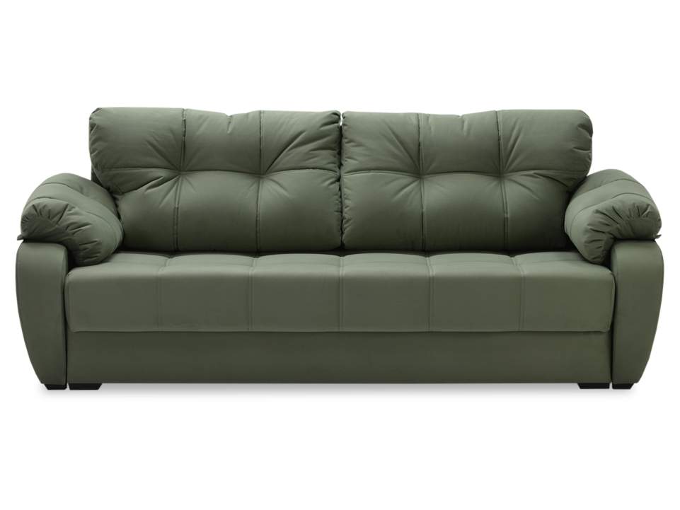 Прямой диван Вестон светло-зеленый велюр