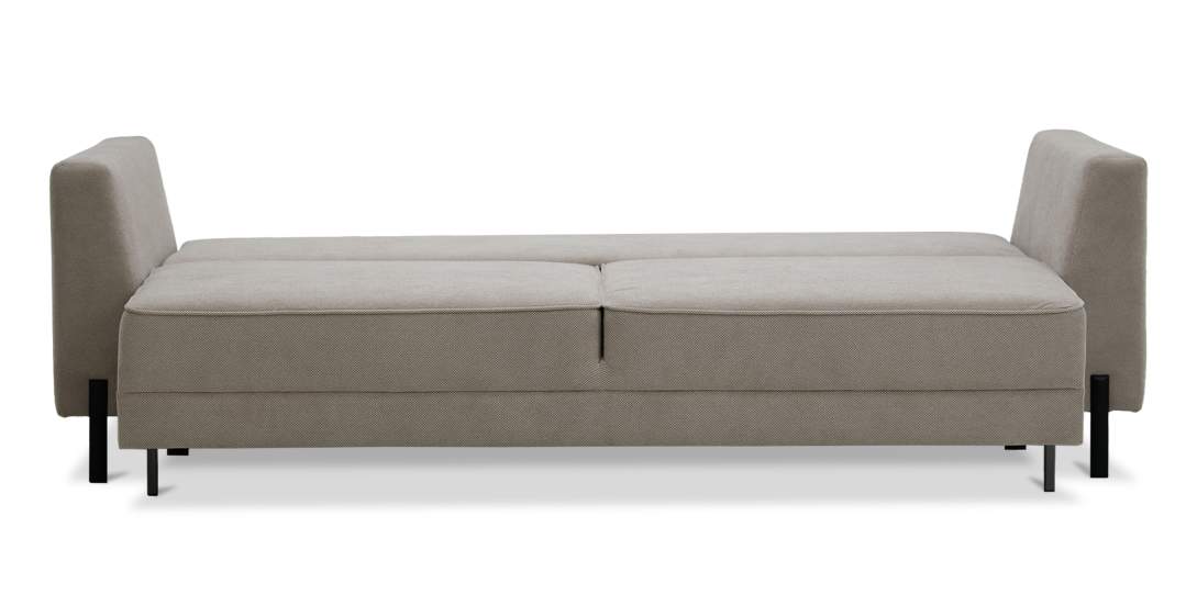 Прямой диван Энгри бежевый велюр