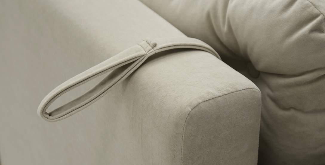 Раскладное кресло Тиволи айвори велюр 