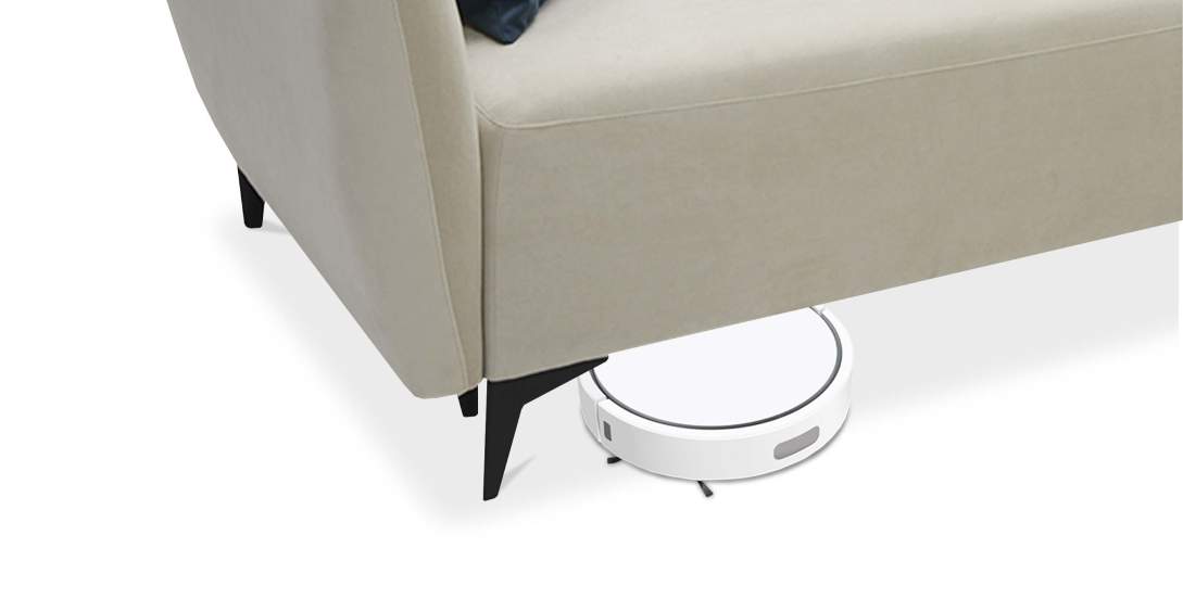 Угловой диван Тиволи Айвори велюр