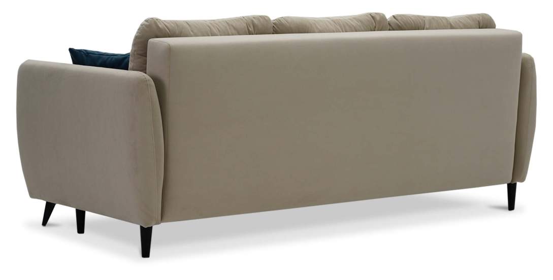 Прямой диван Тиволи Айвори велюр 