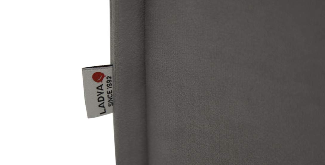 Угловой диван Фабио Cерый велюр