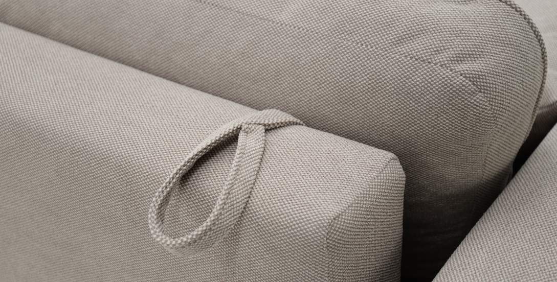 Прямой диван Энгри бежевый велюр