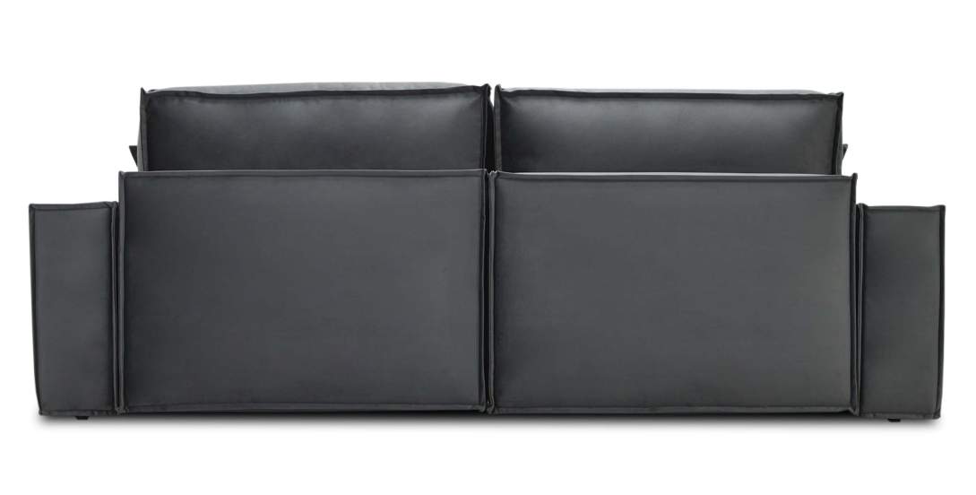 Угловой диван Тейлор Антрацитовый велюр