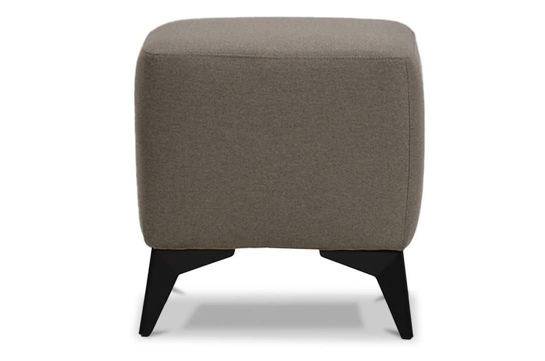 Пуф Тиволи коричневая рогожка