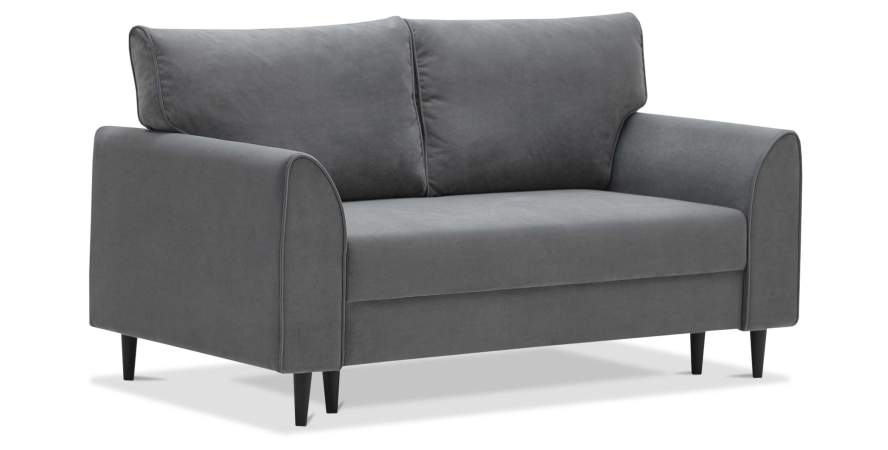 Прямой мини диван Касита 140 Серый велюр Уцененный Прямой мини диван Касита 140 Серый велюр Уцененный