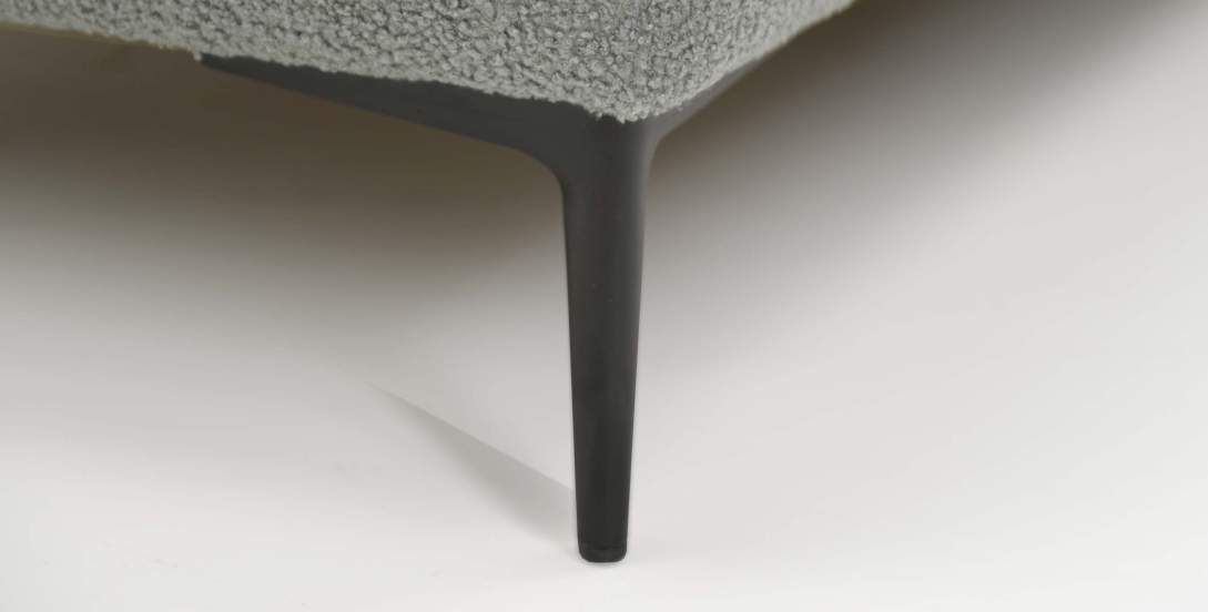 Угловой диван Вебер Серебристый букле Уцененный