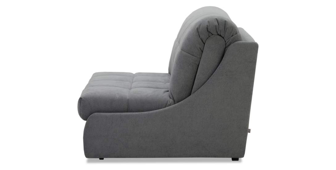 Прямой диван Тусон серый велюр