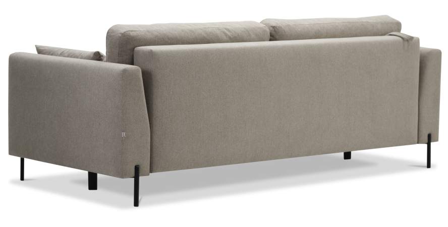 Прямой диван Энгри Бежевый шенилл Уцененный