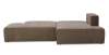 Угловой диван правый Рейф песочный шенилл