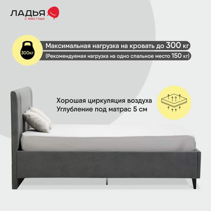 Тренто 160 Ultra Grey