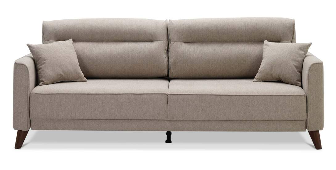 Прямой диван Авилла Бежевый шенилл