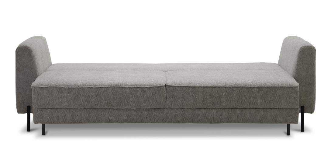 Прямой диван Энгри Бежево-серый шенилл