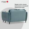 Прямой мини диван Тиволи 140 Бирюзовый велюр 