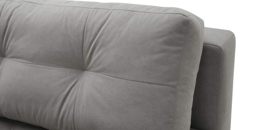 Прямой диван Морма оранжевый велюр Уцененный