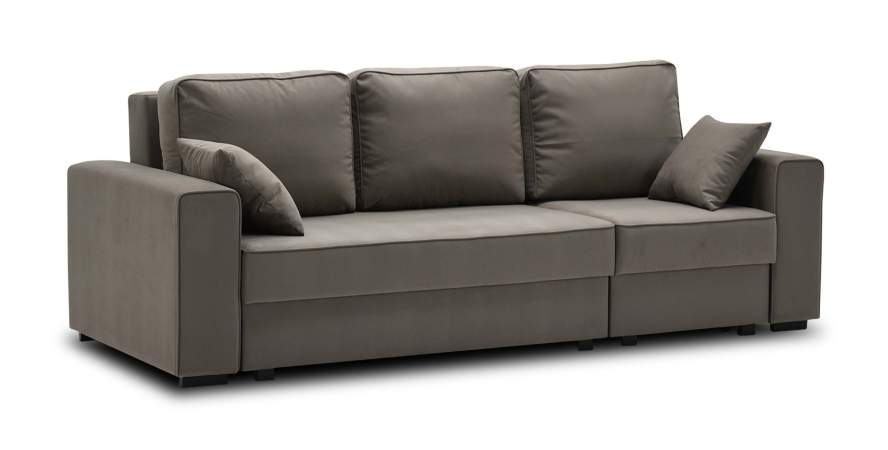 Диван трансформер Астон Светло-коричневый велюр 