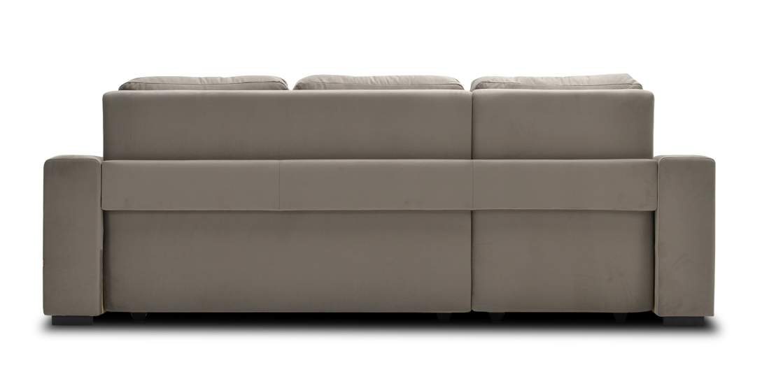 Диван трансформер Астон Светло-коричневый велюр 