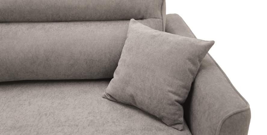 Прямой диван Авилла коричневый велюр