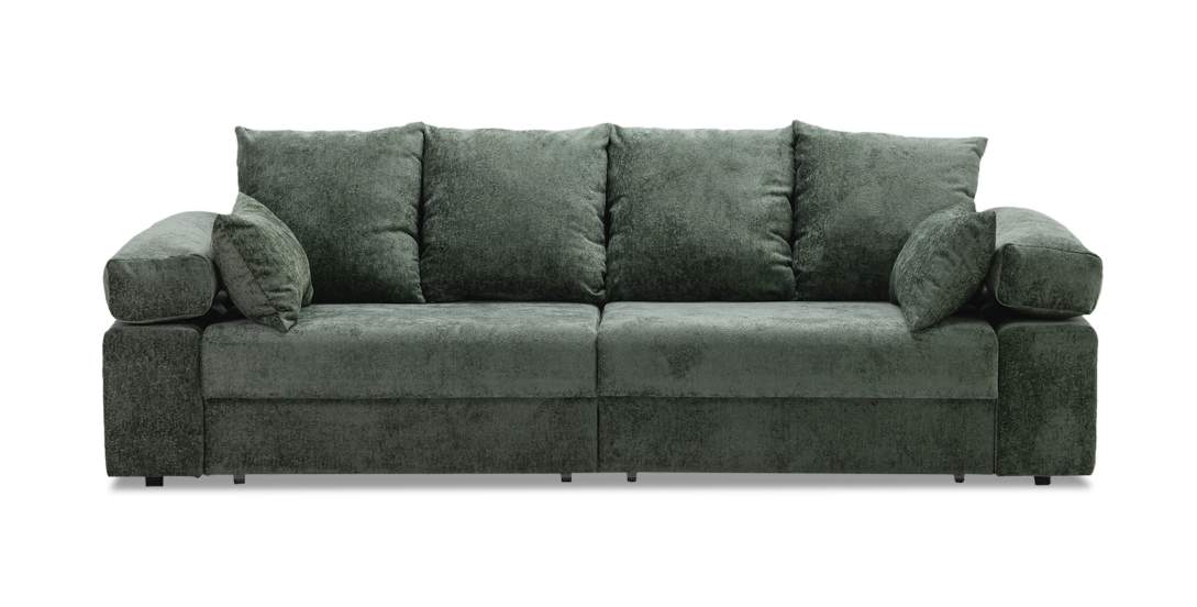 Прямой диван Тайлин Зеленый шенилл
