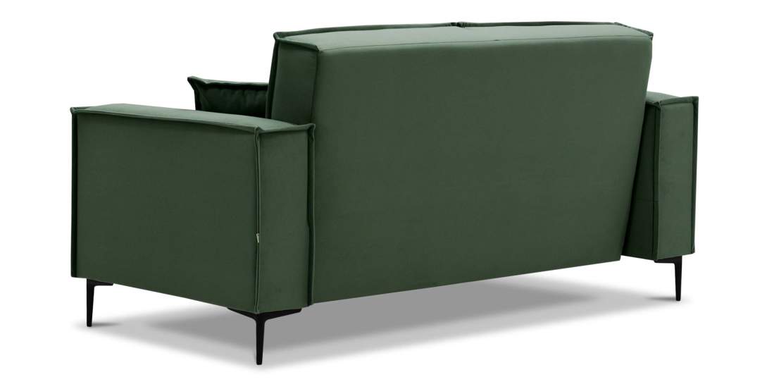 Прямой мини диван Авиньон светло-коричневый велюр