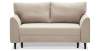 Прямой мини диван Касита 140 бежевый велюр