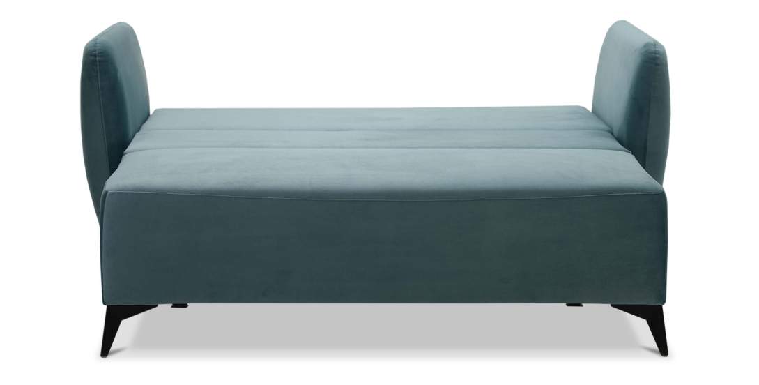 Прямой мини диван Тиволи 120 Бирюзовый велюр