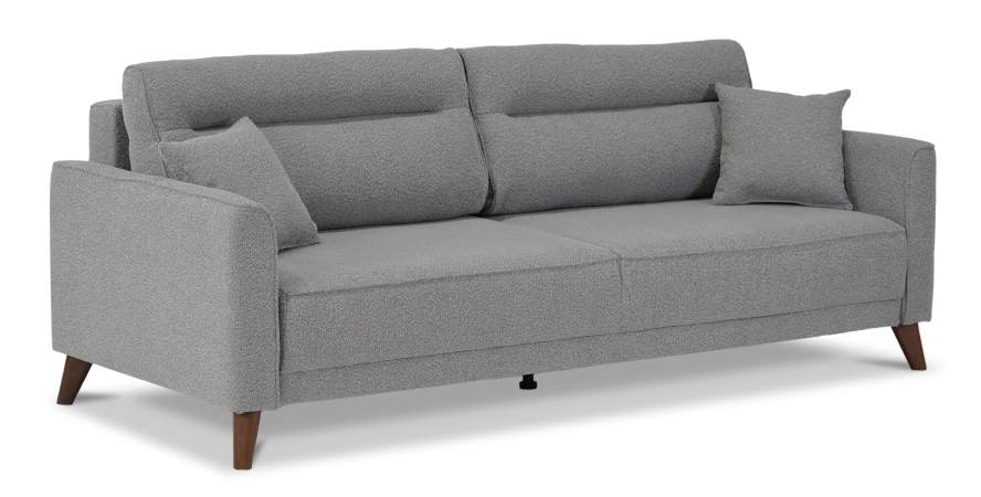 Прямой диван Авилла дымчатый букле Прямой диван Авилла дымчатый букле