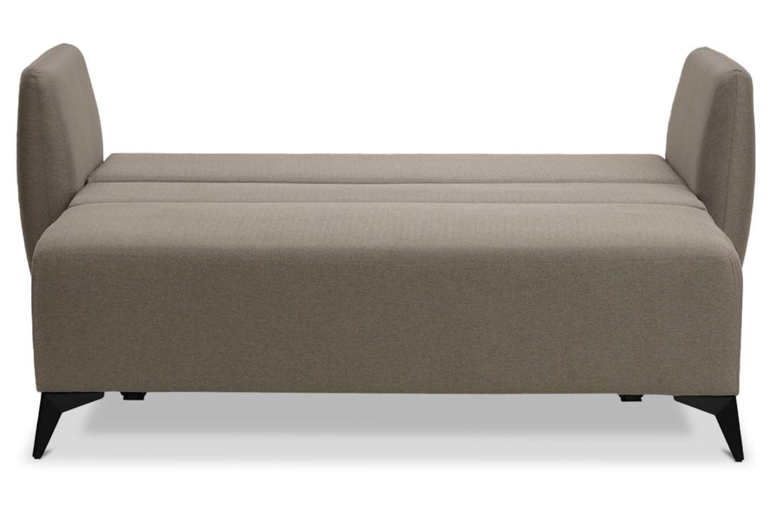 Прямой мини диван Тиволи 120 коричневая рогожка