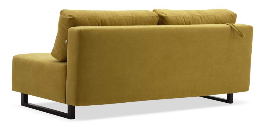 Прямой диван Морма Оливковый велюр Уцененный