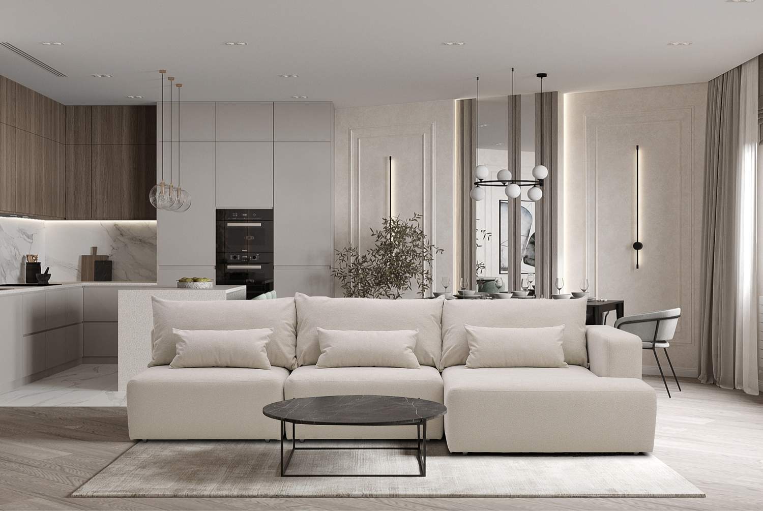 Модульный диван Брэм