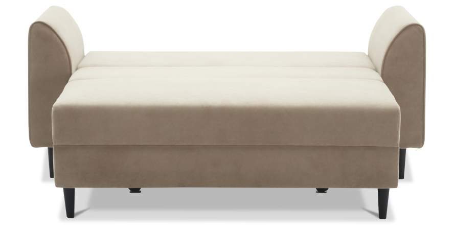 Прямой мини диван Касита 140 бежевый велюр
